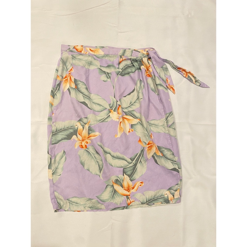 Tommy Bahama Vintage Wrap Silk Skirt